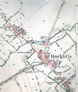 The northern part of the village in 1882